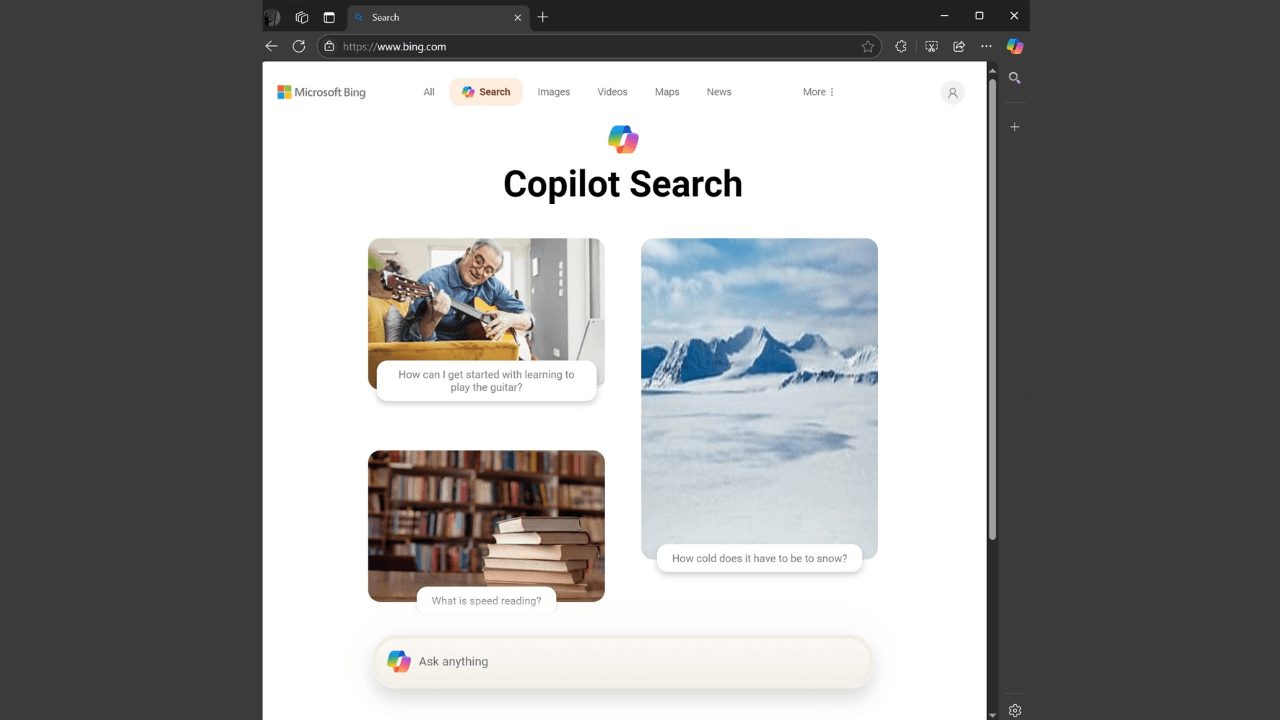 Bing gets AI with Copilot Search