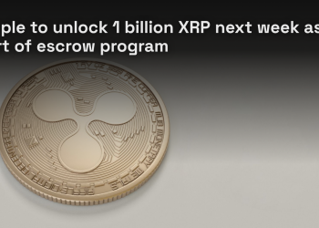 Ripple to unlock 1 billion XRP next week as part of escrow program Ripple to unlock 1 billion XRP next week as part of escrow program