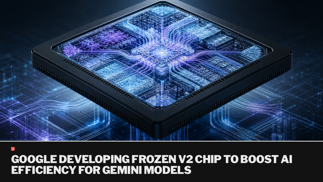 Google developing Frozen v2 chip to boost AI efficiency for Gemini models