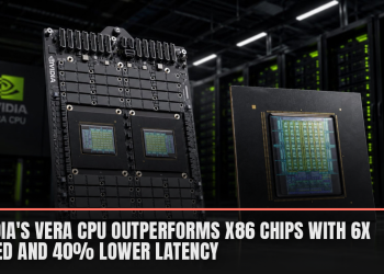 NVIDIA’s Vera CPU outperforms x86 chips with 6x speed and 40% lower latency NVIDIA’s Vera CPU outperforms x86 chips with 6x speed and 40% lower latency