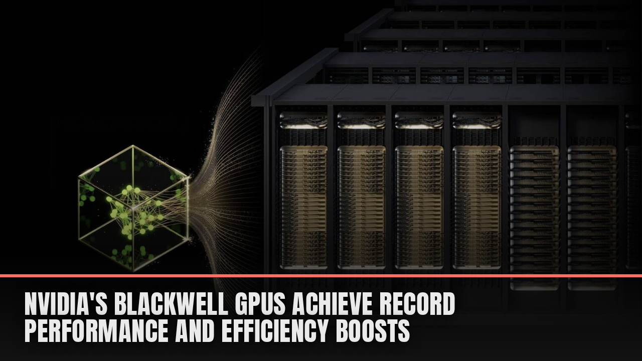 NVIDIA’s Blackwell GPUs achieve record performance and efficiency boosts