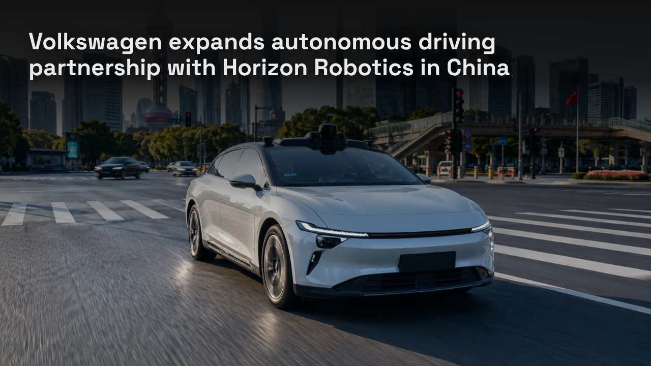 Volkswagen expands autonomous driving partnership with Horizon Robotics in China