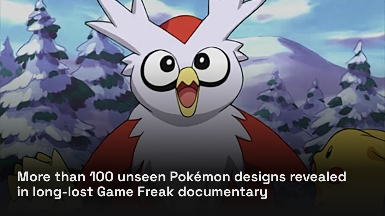 More than 100 unseen Pokémon designs revealed in long-lost Game Freak documentary More than 100 unseen Pokémon designs revealed in long-lost Game Freak documentary
