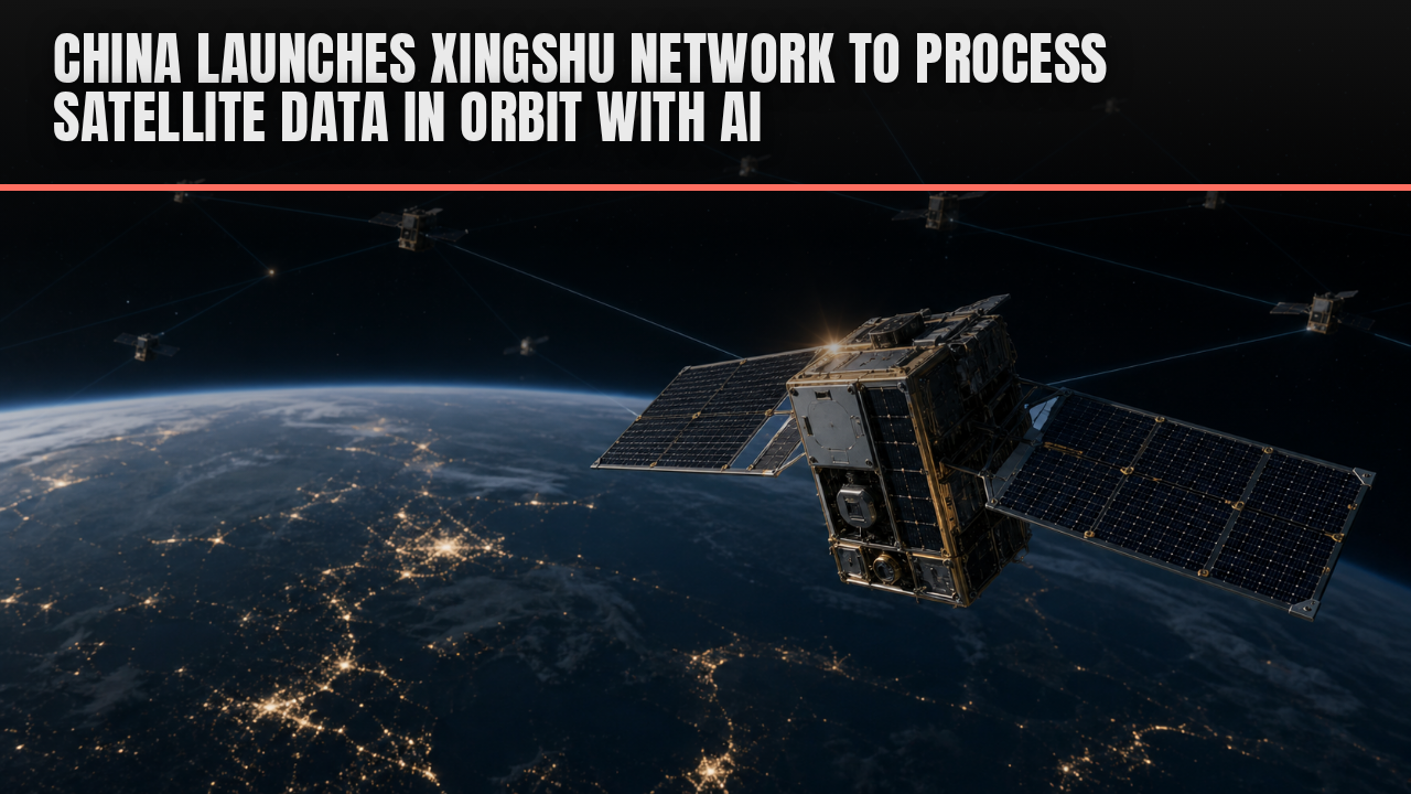 China launches Xingshu network to process satellite data in orbit with AI